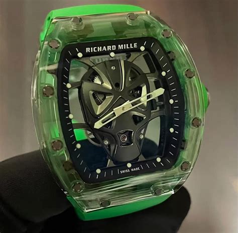 richard mille tourbillon green